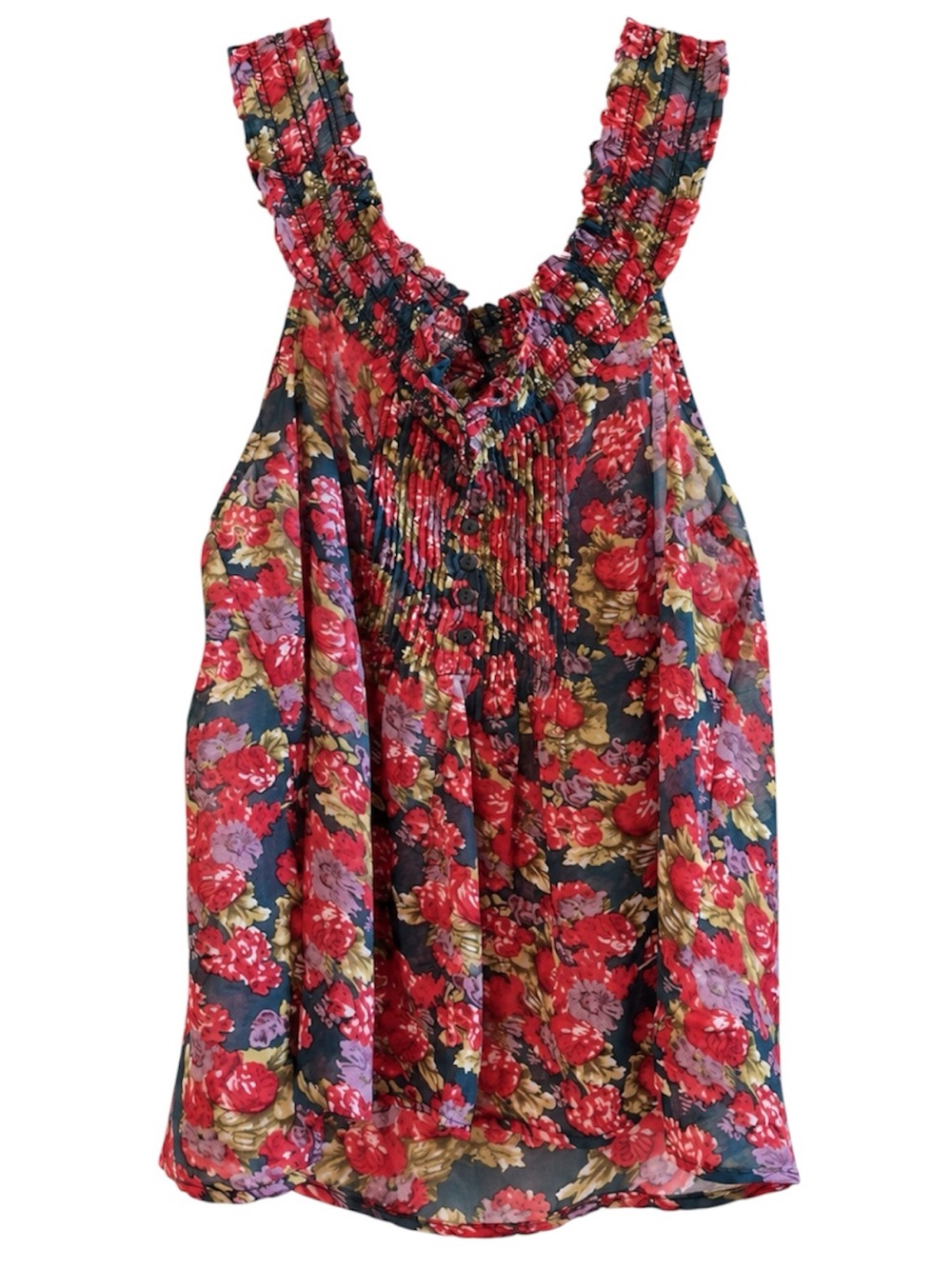 LF Millau Rose Print Top Size Small